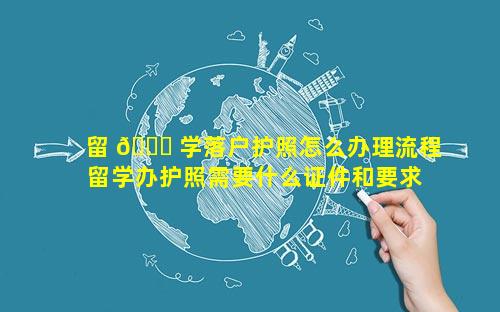留 💐 学落户护照怎么办理流程 留学办护照需要什么证件和要求